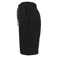 Blu Rock Men's Oversized  Tech Fleece Jogger Sweat Lounge Shorts With Long Zipper Side Pocket