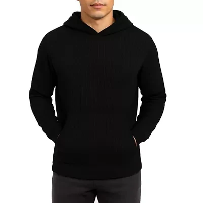 Blue Ice Men's Waffle Knit Thermal Pullover Hoodie