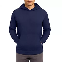 Blue Ice Men's Waffle Knit Thermal Pullover Hoodie
