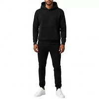 Galaxy Essentials Men’s Relaxed Fit Heavyweight Fleece Pullover Hoodie & Sweatpants Jogging Set