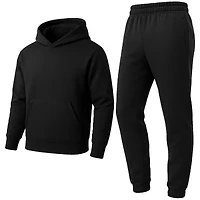 Galaxy Essentials Men’s Relaxed Fit Heavyweight Fleece Pullover Hoodie & Sweatpants Jogging Set