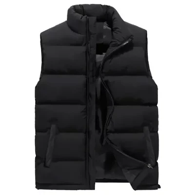 Spire By Galaxy Men's Modern Fit Heavyweight Puffer Bubble Vest