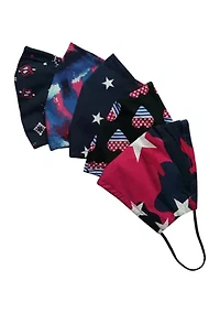 Adult Set of 5 Reusable Masks