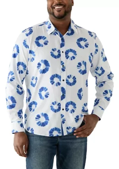 Big & Tall Printed Woven Shirt