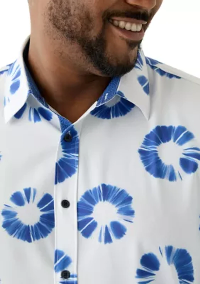 Big & Tall Printed Woven Shirt