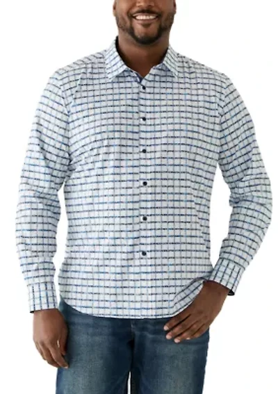 Big & Tall Printed Woven Shirt