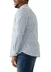 Big & Tall Printed Woven Shirt