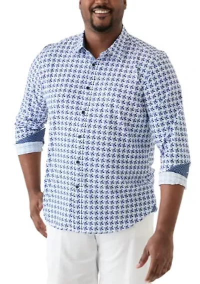 Big & Tall Geo Printed Woven Shirt