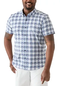 Big & Tall Printed Woven Shirt