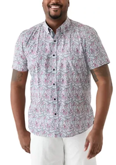 Big & Tall Paisley Woven Shirt