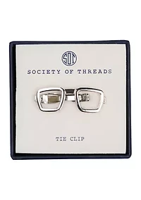 Glasses Tie Bar