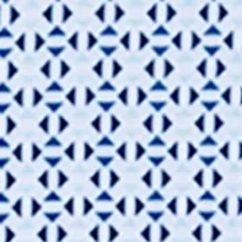 Slim Fit Blue Geo Performance Stretch Dress Shirt