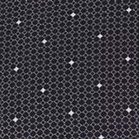 Men's Slim Fit Black Connected Geo Performance Stretch Dress Shirt