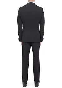 Men's Slim Fit Black Peak Lapel Tuxedo Jacket