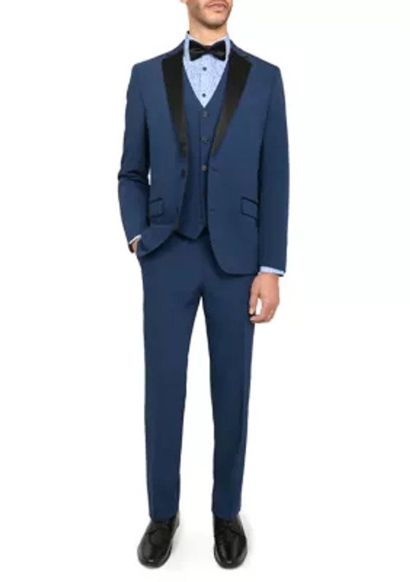 Men's Slim Fit Blue Tuxedo Jacket