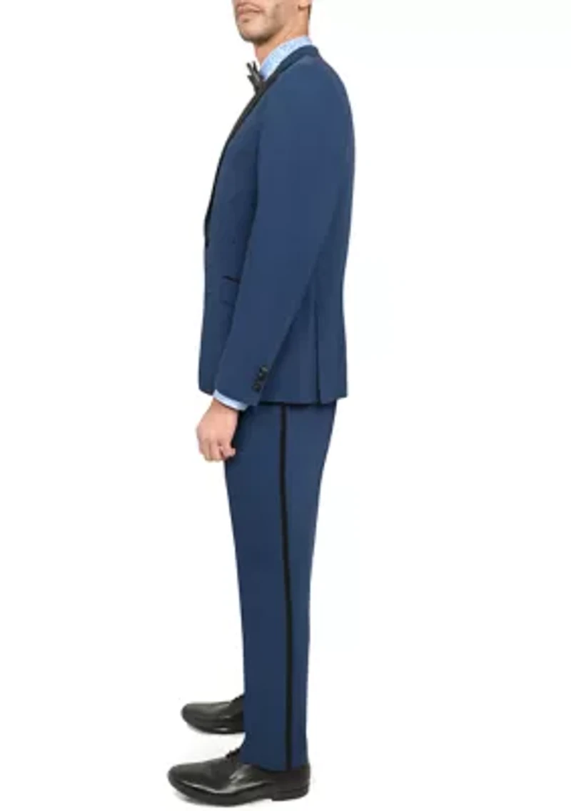 Men's Slim Fit Blue Tuxedo Jacket