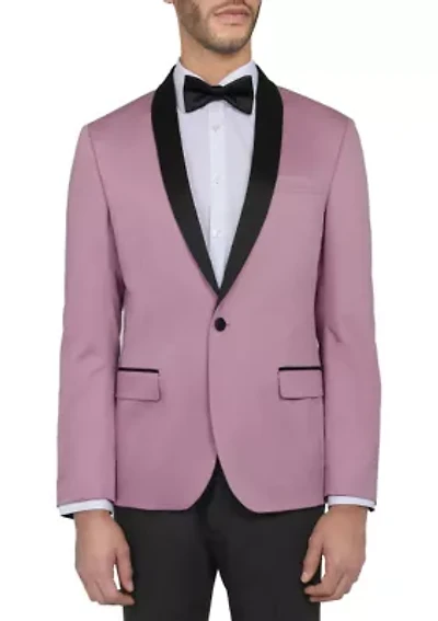 Men's Slim Fit Mauve Pink Occasion Tuxedo Jacket