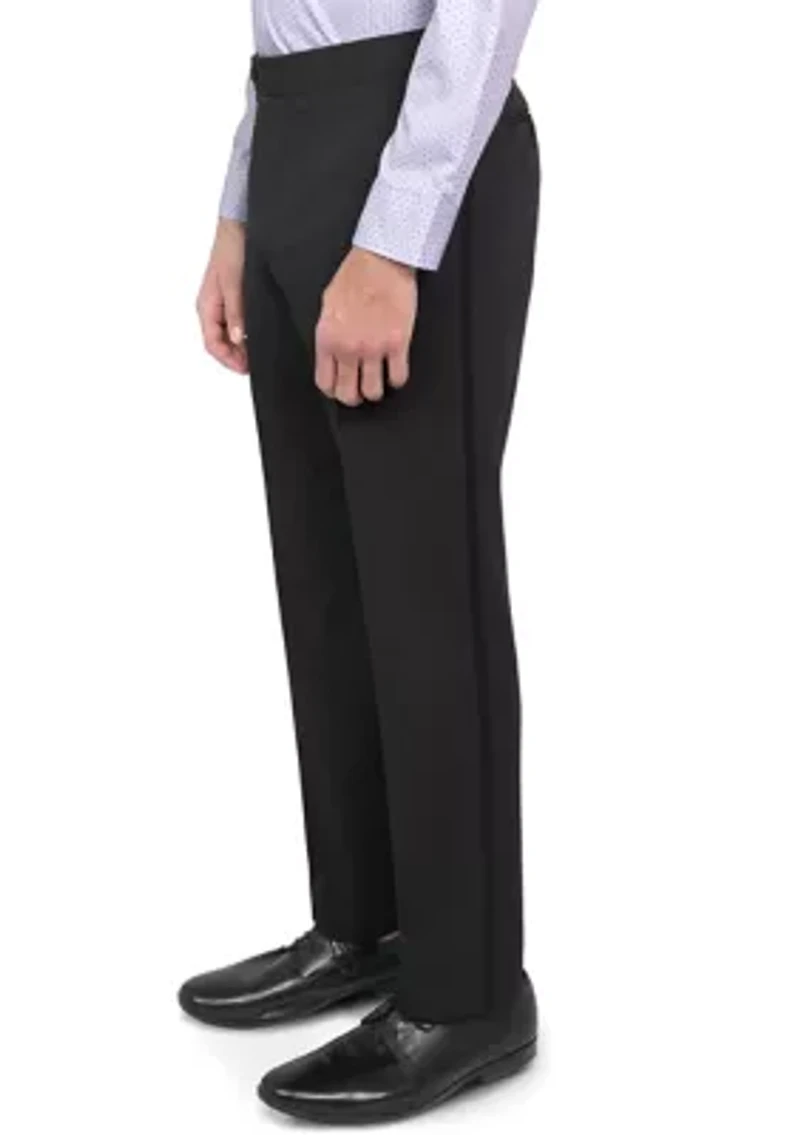 Men's Slim Fit Black Tuxedo Pants