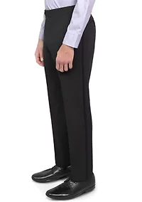 Men's Slim Fit Black Tuxedo Pants