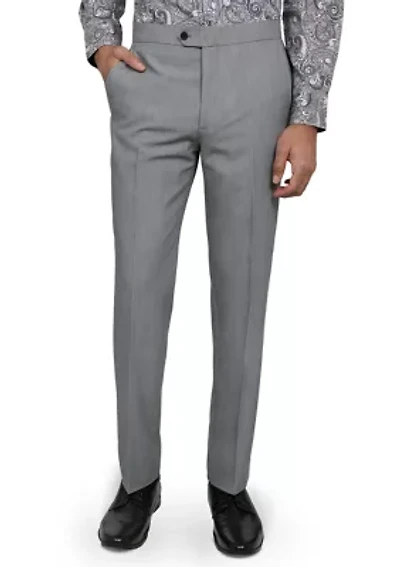 Men's Slim Fit Gray Tuxedo Pants