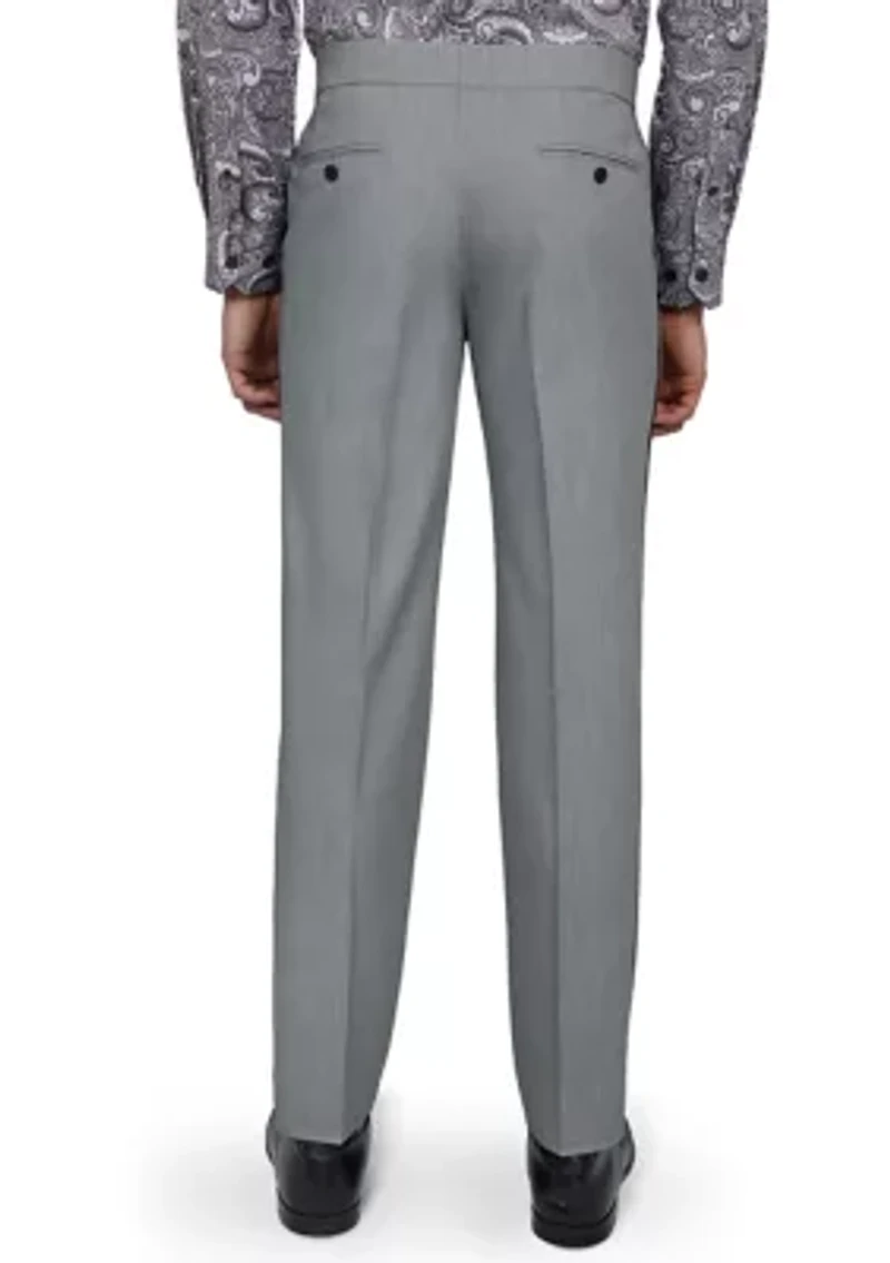 Men's Slim Fit Gray Tuxedo Pants