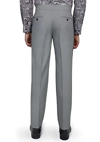Men's Slim Fit Gray Tuxedo Pants