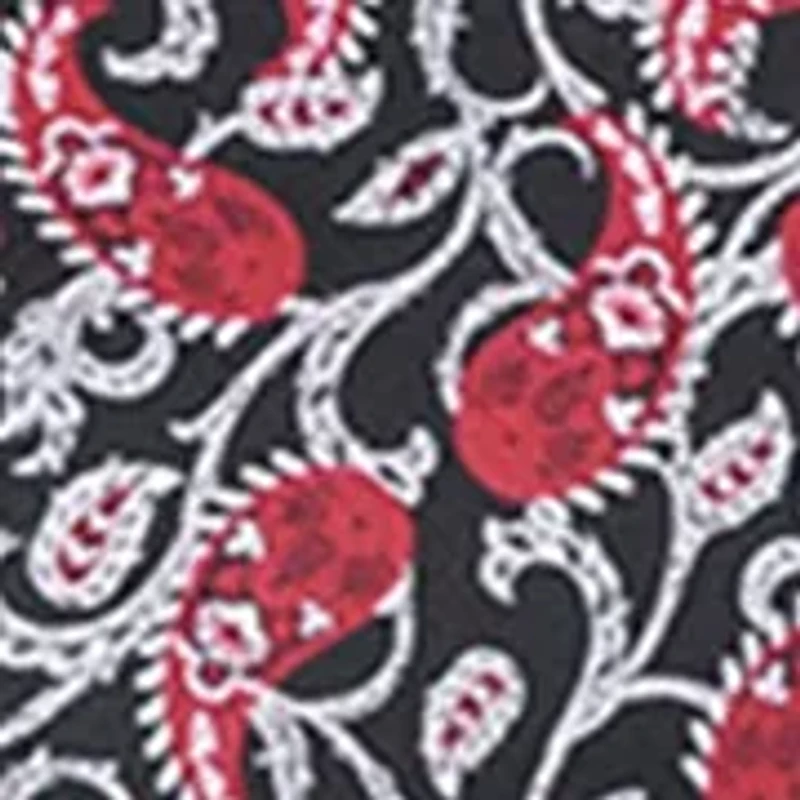 Men's Slim Fit Paisley Print Long Sleeve Shirt