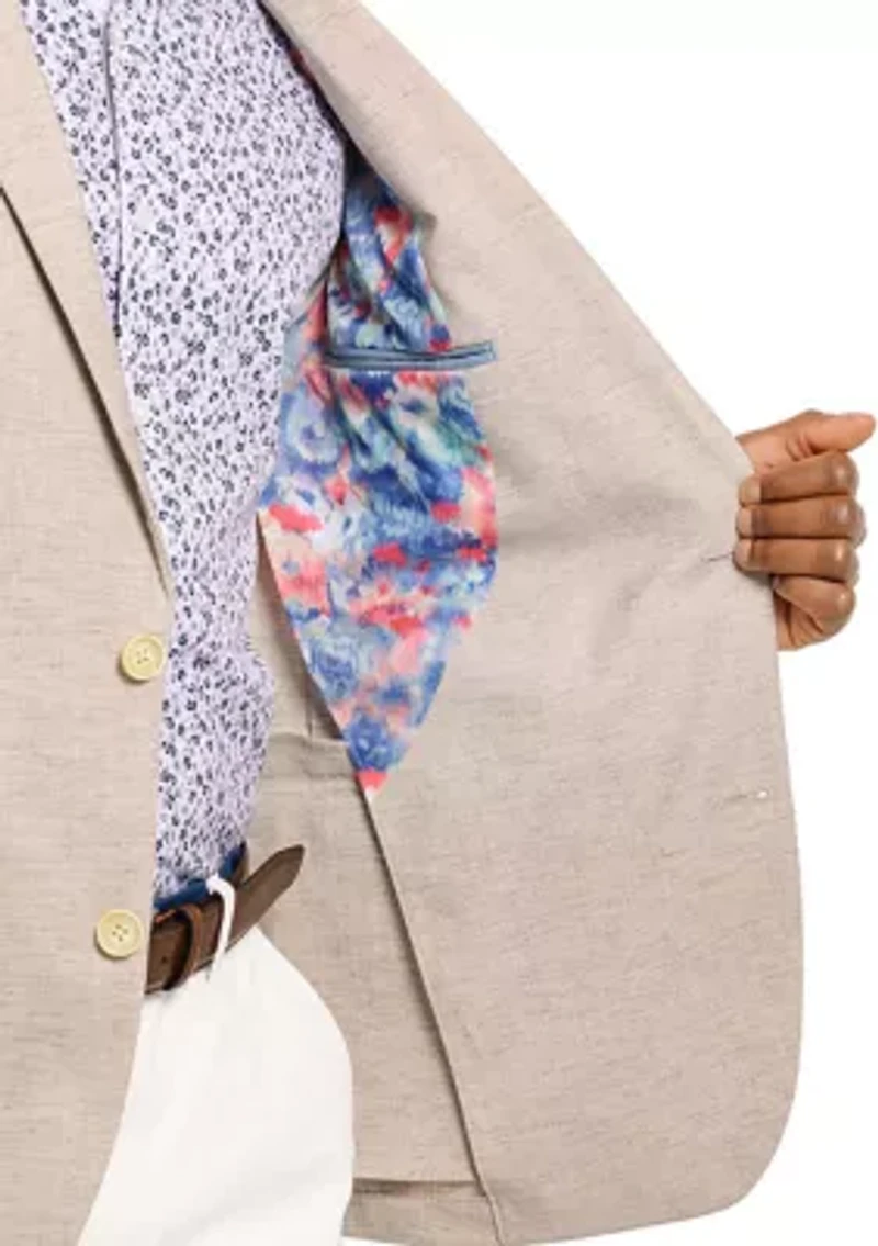 Men's Lino Solid Stretch Blazer
