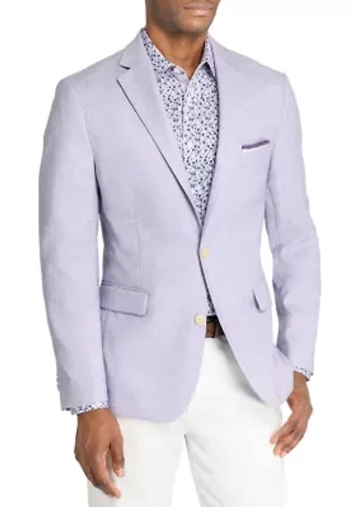 Men's Lino Solid Stretch Blazer
