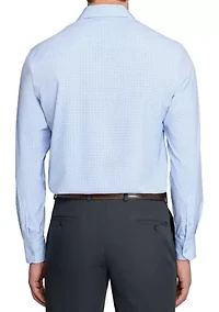 Men's Square Printed Long Sleeve Shirt