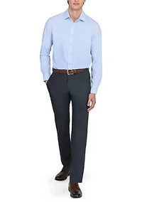 Men's Square Printed Long Sleeve Shirt