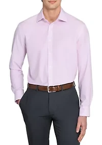 Men's Square Print Long Sleeve Shirt