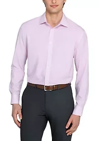 Men's Square Print Long Sleeve Shirt