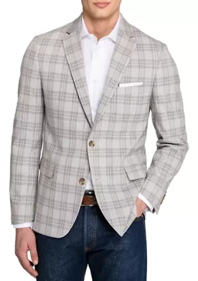 Men's Plaid Suit Jacket