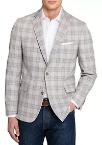 Men's Plaid Suit Jacket