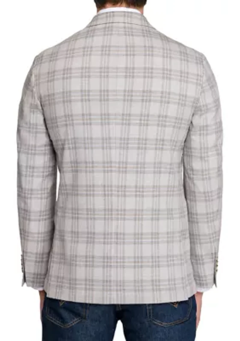 Men's Plaid Suit Jacket