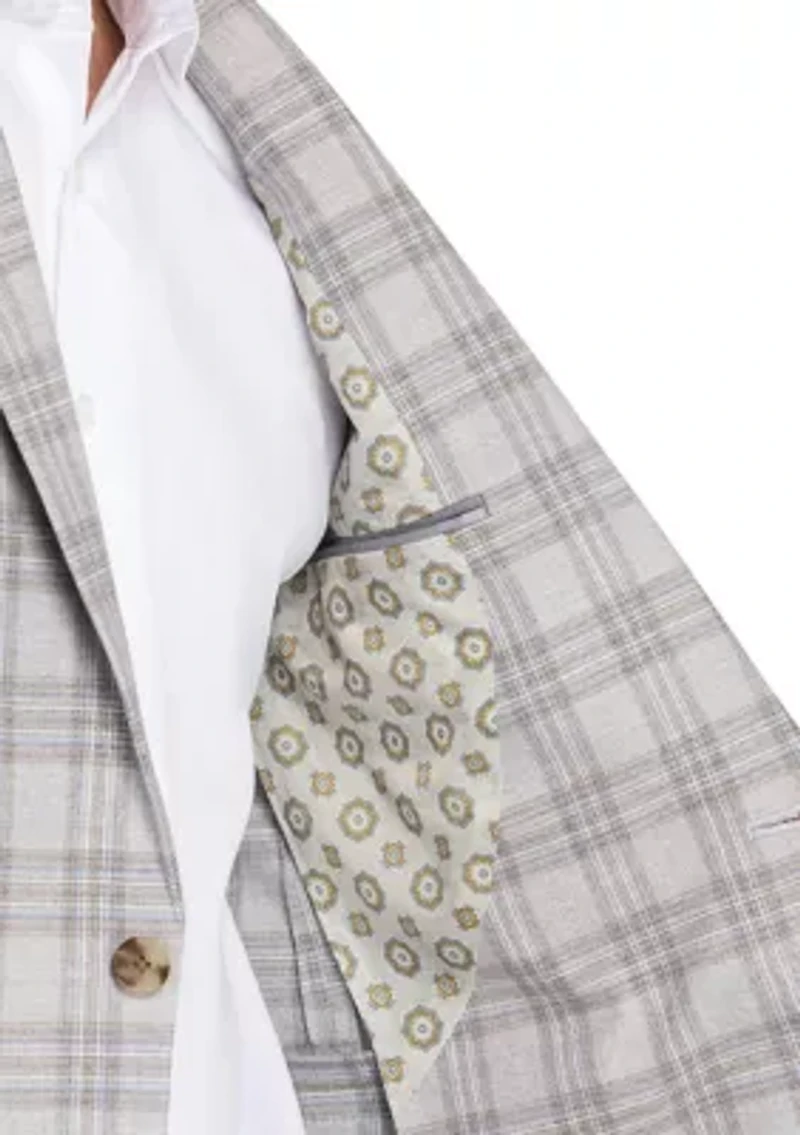 Men's Plaid Suit Jacket