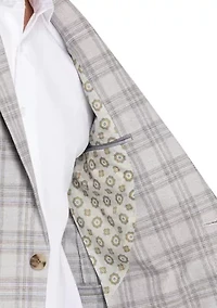 Men's Plaid Suit Jacket