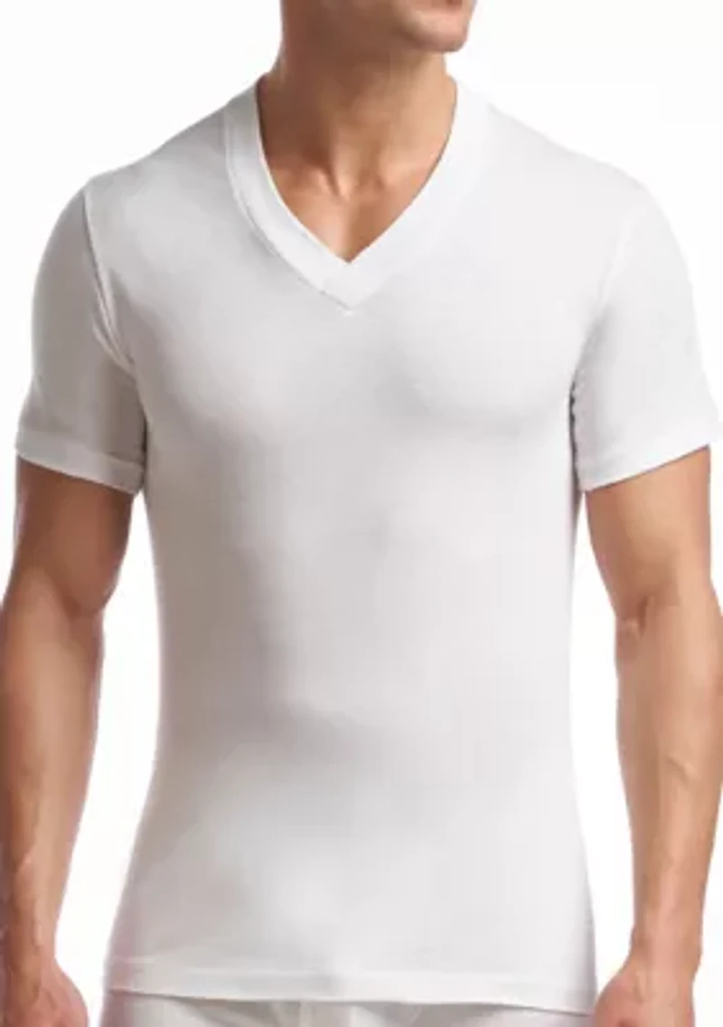 Supreme Cotton Blend V-Neck Undershirt-2 Pack