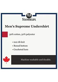 Supreme Cotton Blend Athletic Tank Undershirt-2 Pack