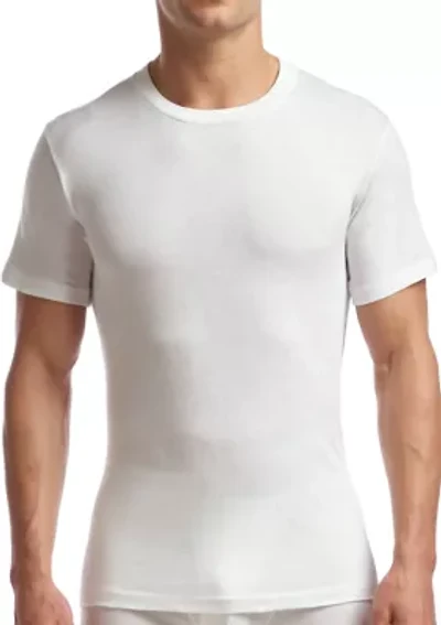 Supreme Cotton Blend Tall Crew Neck Undershirt-2 Pack