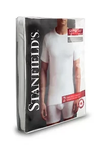 Supreme Cotton Blend Crew Neck Undershirt-2 Pack
