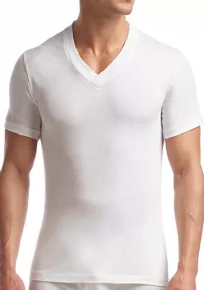 Supreme Cotton Blend Tall V-Neck Undershirt-2 Pack