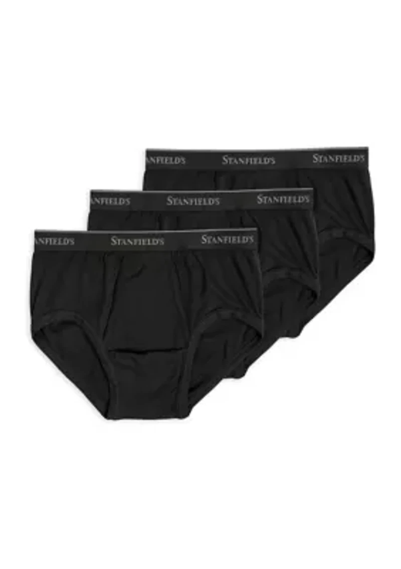 Big & Tall Premium 100% Cotton Brief Underwear- 3 Pack