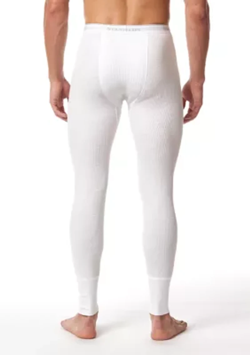 Men's Waffle Knit Thermal Long Johns