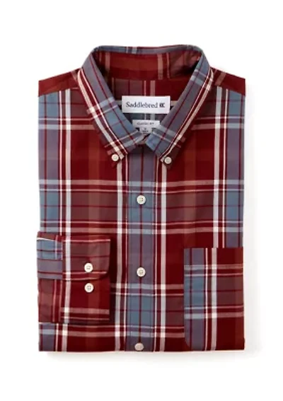 Easy Care Plaid Printed Shirt