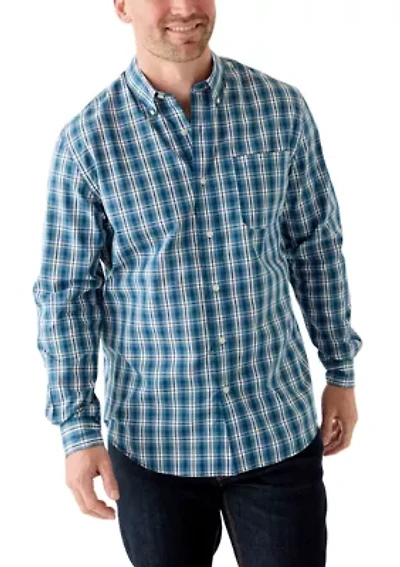 Easy Care Plaid Printed Shirt