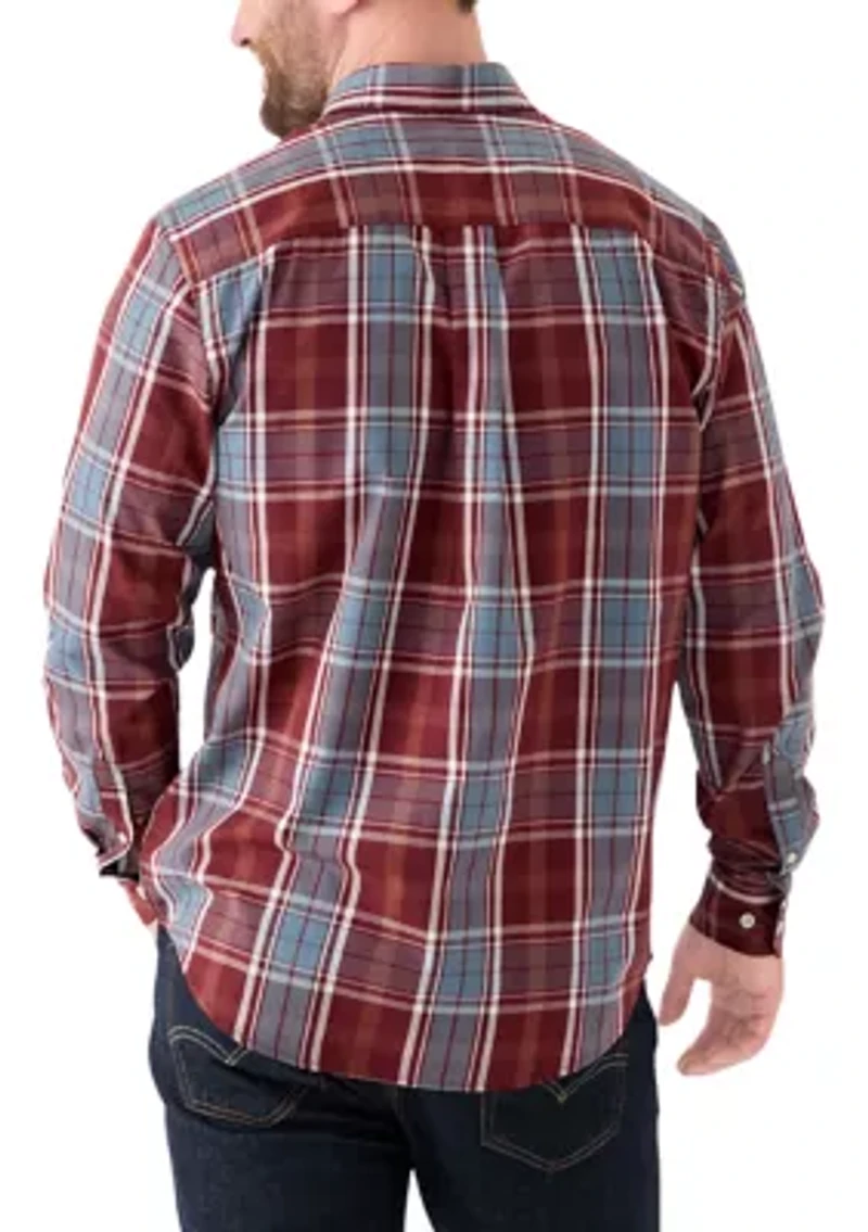 Easy Care Plaid Printed Shirt
