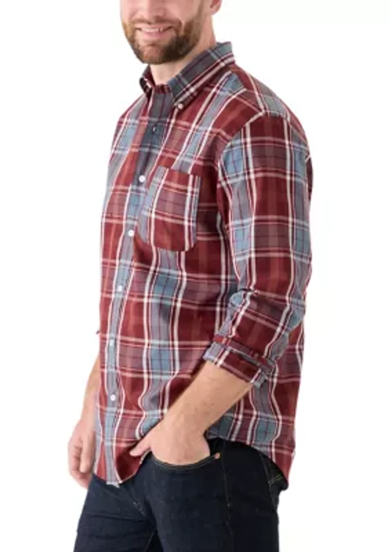 Easy Care Plaid Printed Shirt