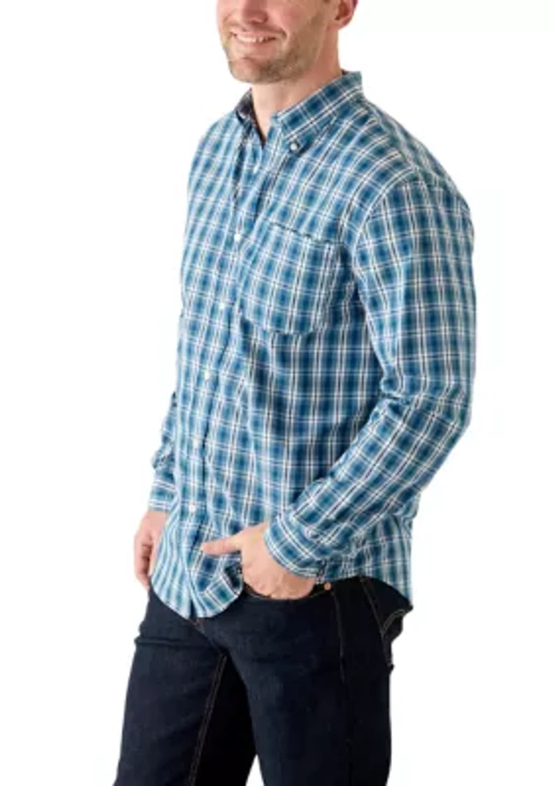 Easy Care Plaid Printed Shirt